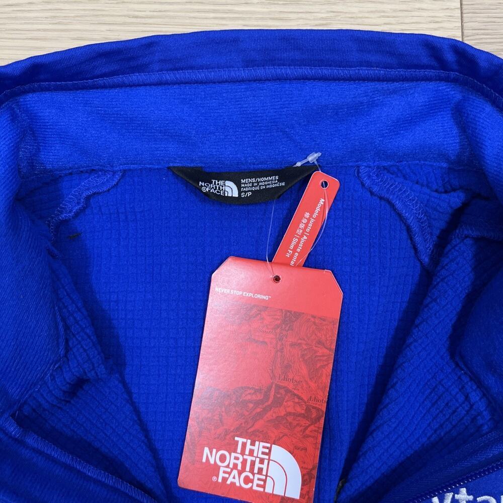 The North Face Summit 1/2 Zip Crevasse Baselayer DotKnit Pullover Mens TNF Blue - Picture 8 of 12